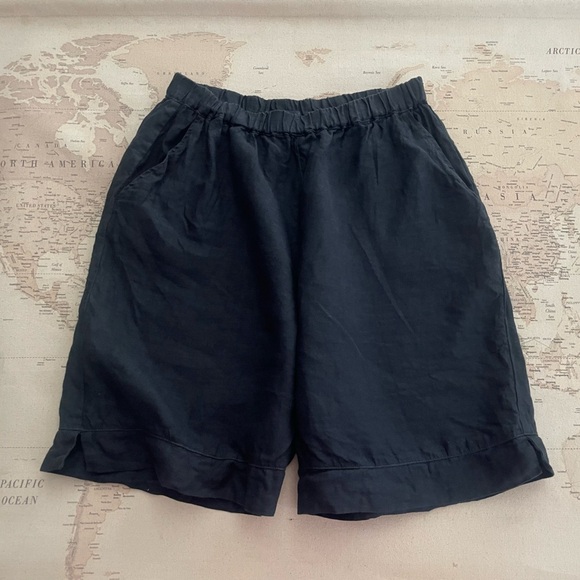 CP Shades Piper Linen Bermuda Shorts Size Large - Picture 3 of 14